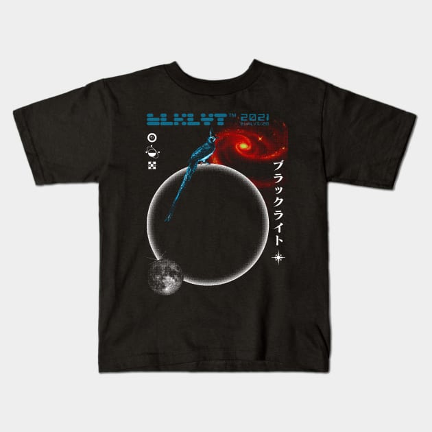 BLKLYT/20 - BLACK HOLE Kids T-Shirt by BLKLYT